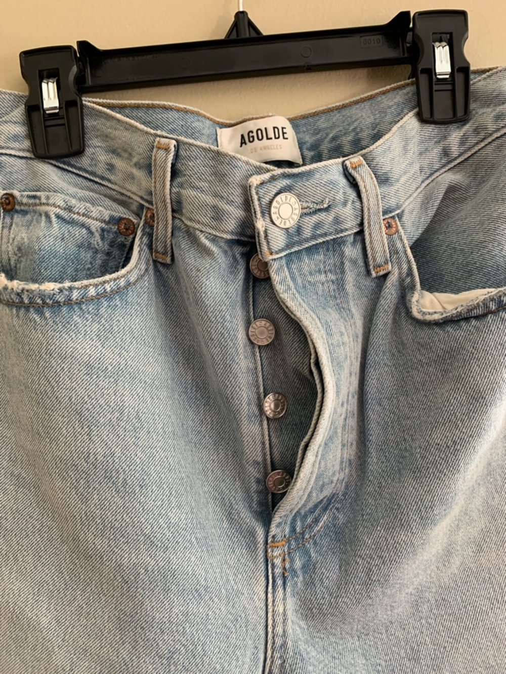 AGOLDE 90’s Pintch High-Rise Straight Jeans - Size: 25 - Picture 6 of 9